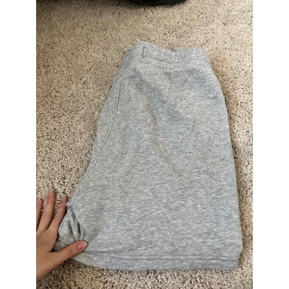 Hollister Sweat Shorts Grey Lounge Athletic Drawstring Casual Mens Size Medium